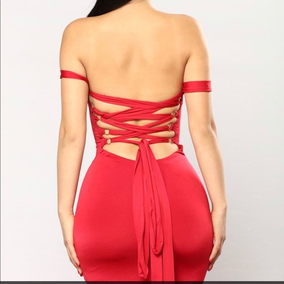 framed lace up dress fashion nova